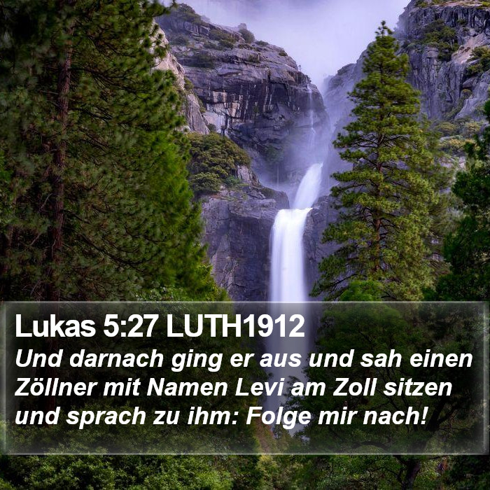 Lukas 5:27 LUTH1912 Bible Study