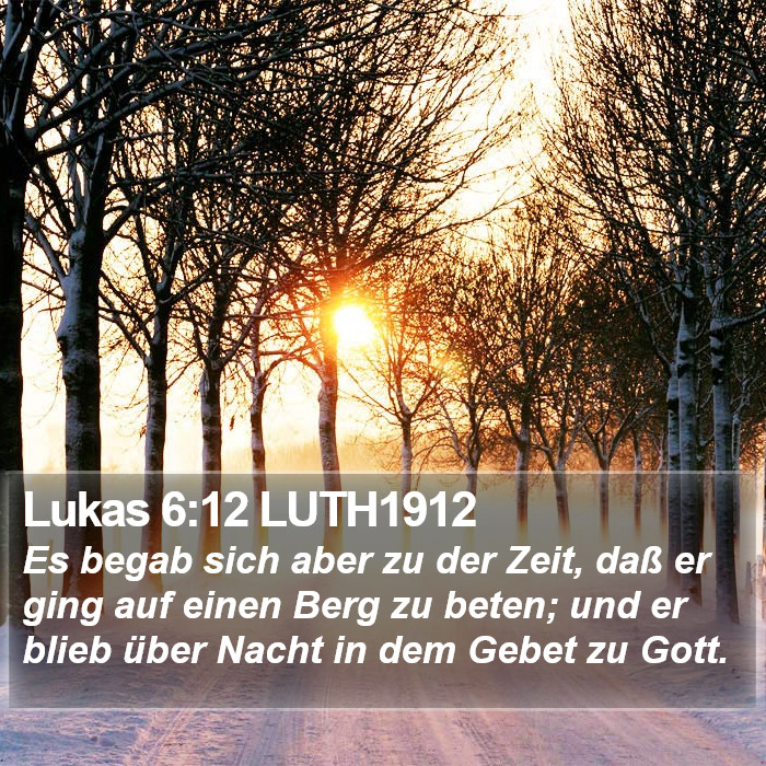 Lukas 6:12 LUTH1912 Bible Study