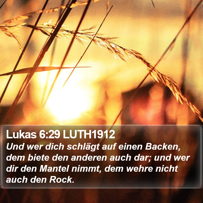 Lukas 6:29 LUTH1912 Bible Study