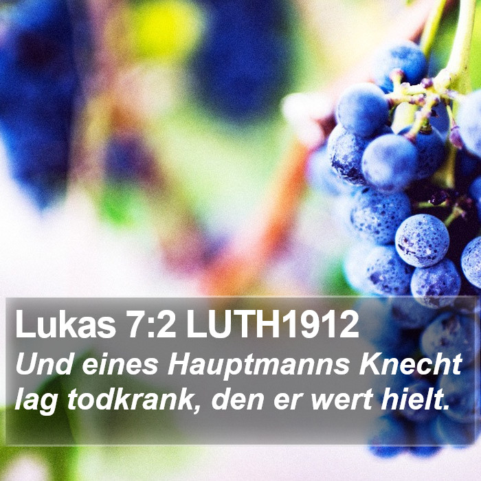 Lukas 7:2 LUTH1912 Bible Study