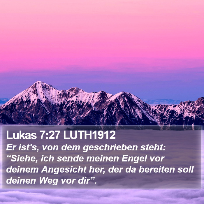Lukas 7:27 LUTH1912 Bible Study