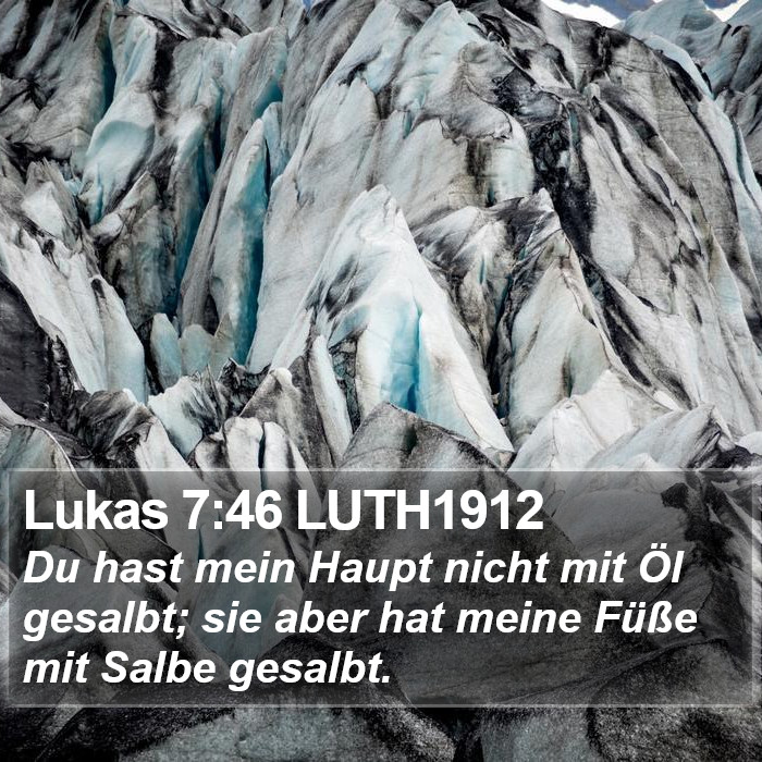 Lukas 7:46 LUTH1912 Bible Study