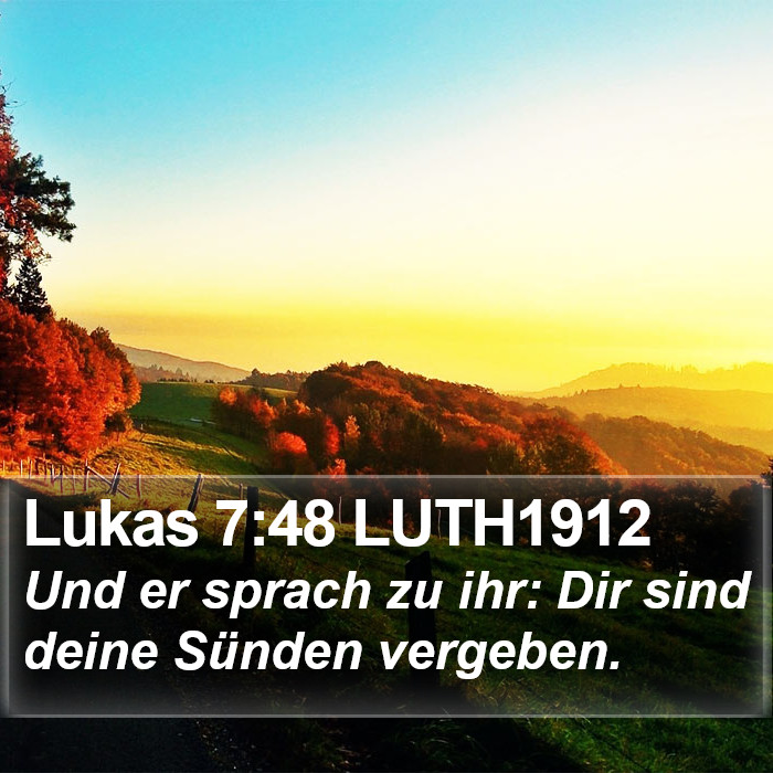 Lukas 7:48 LUTH1912 Bible Study