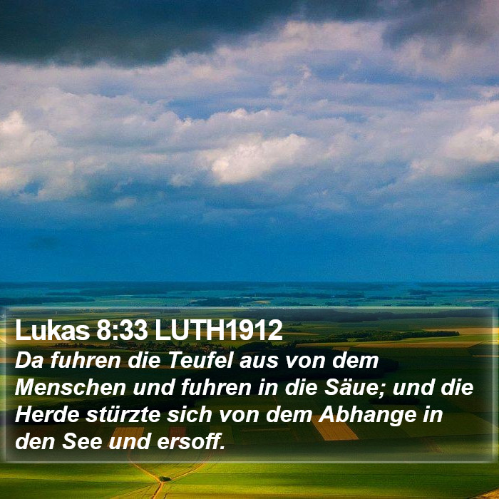Lukas 8:33 LUTH1912 Bible Study