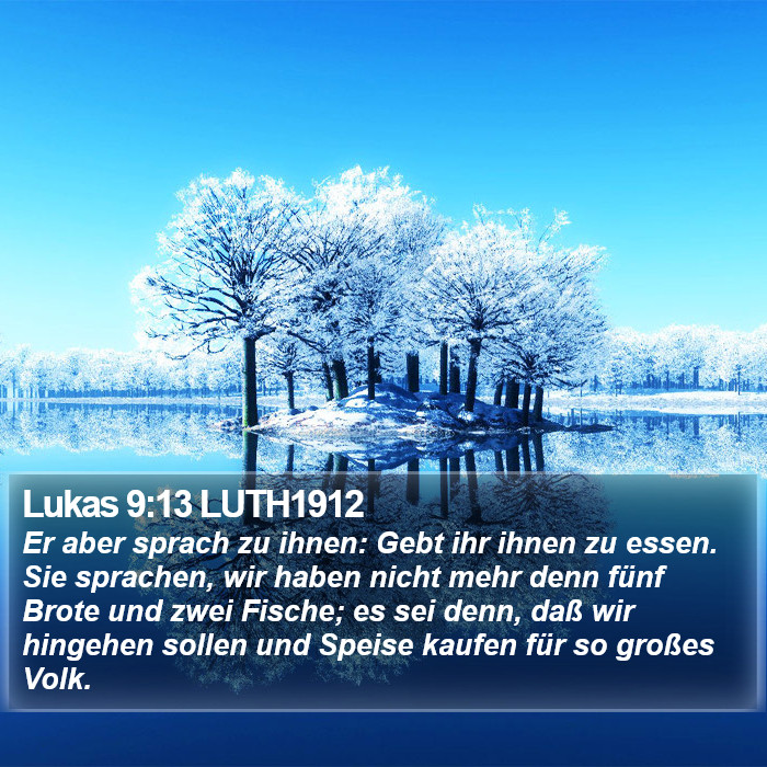 Lukas 9:13 LUTH1912 Bible Study