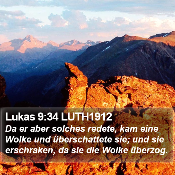 Lukas 9:34 LUTH1912 Bible Study