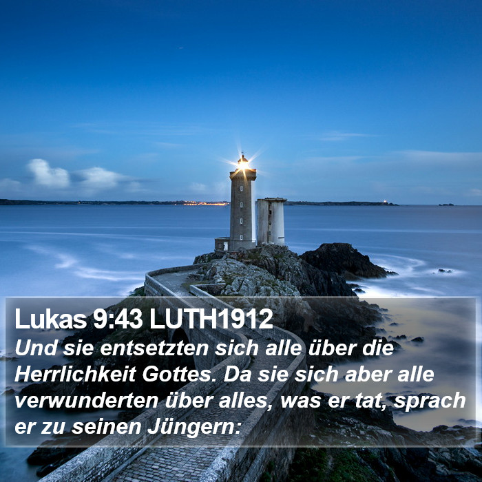 Lukas 9:43 LUTH1912 Bible Study