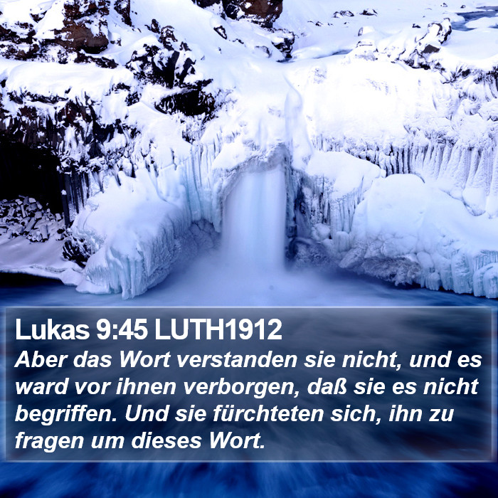 Lukas 9:45 LUTH1912 Bible Study