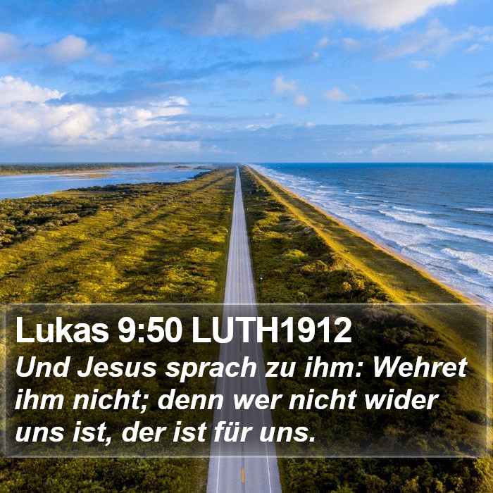 Lukas 9:50 LUTH1912 Bible Study