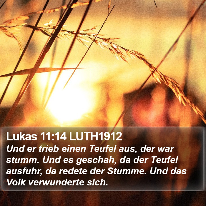 Lukas 11:14 LUTH1912 Bible Study