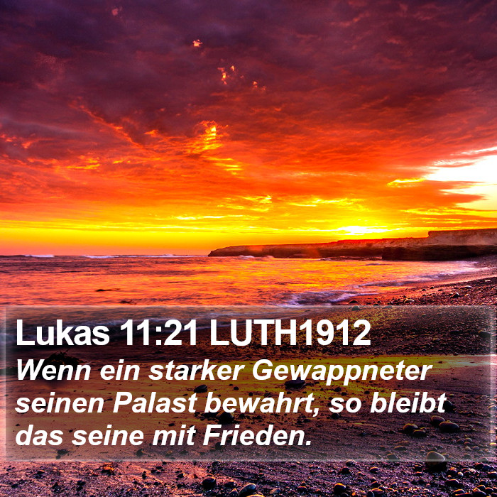Lukas 11:21 LUTH1912 Bible Study