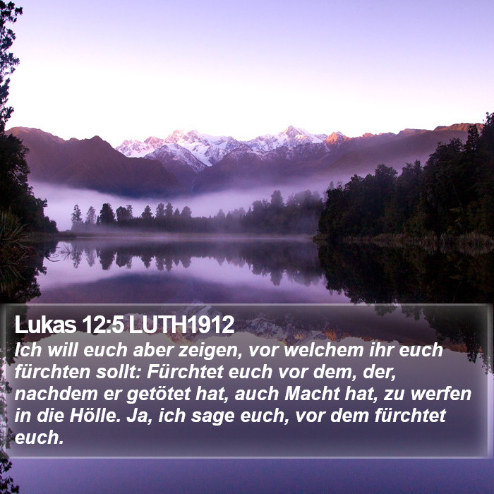 Lukas 12:5 LUTH1912 Bible Study