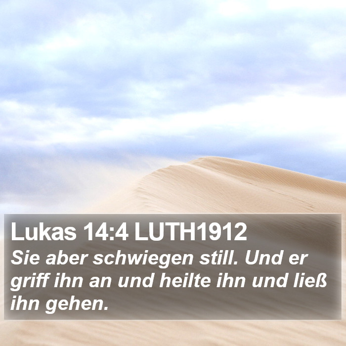 Lukas 14:4 LUTH1912 Bible Study