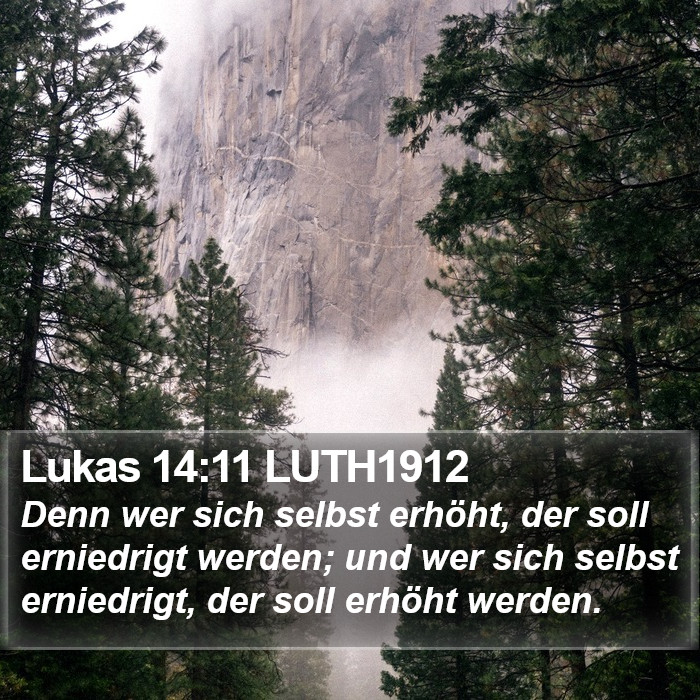 Lukas 14:11 LUTH1912 Bible Study
