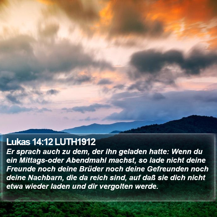Lukas 14:12 LUTH1912 Bible Study