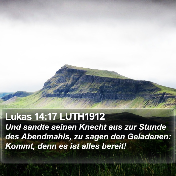 Lukas 14:17 LUTH1912 Bible Study