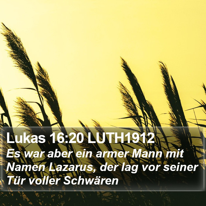 Lukas 16:20 LUTH1912 Bible Study