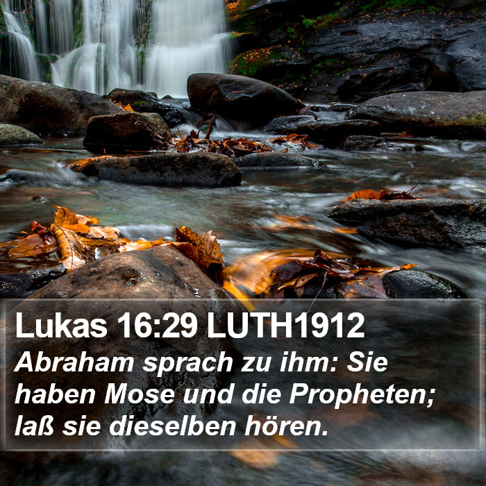 Lukas 16:29 LUTH1912 Bible Study