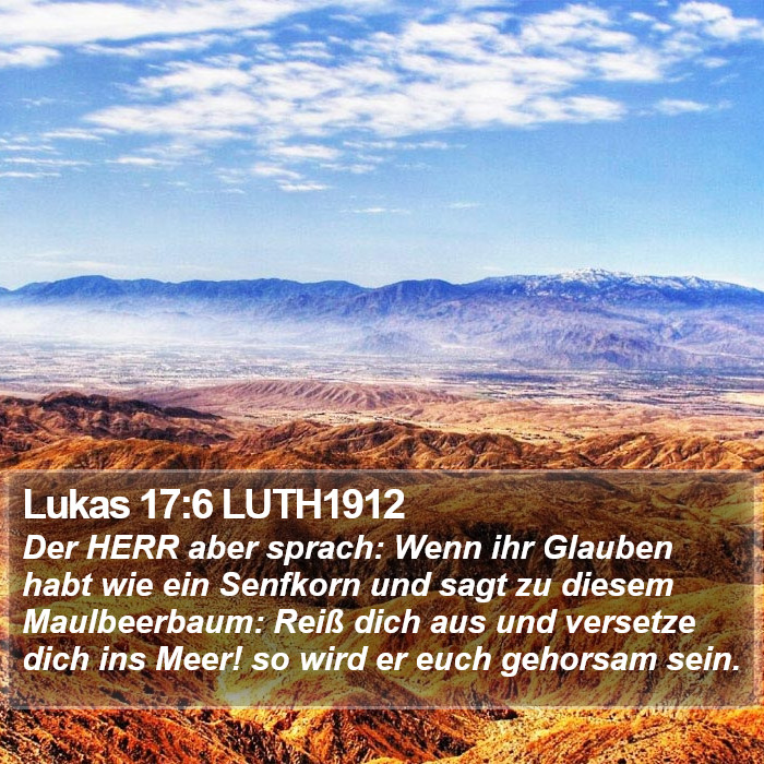 Lukas 17:6 LUTH1912 Bible Study