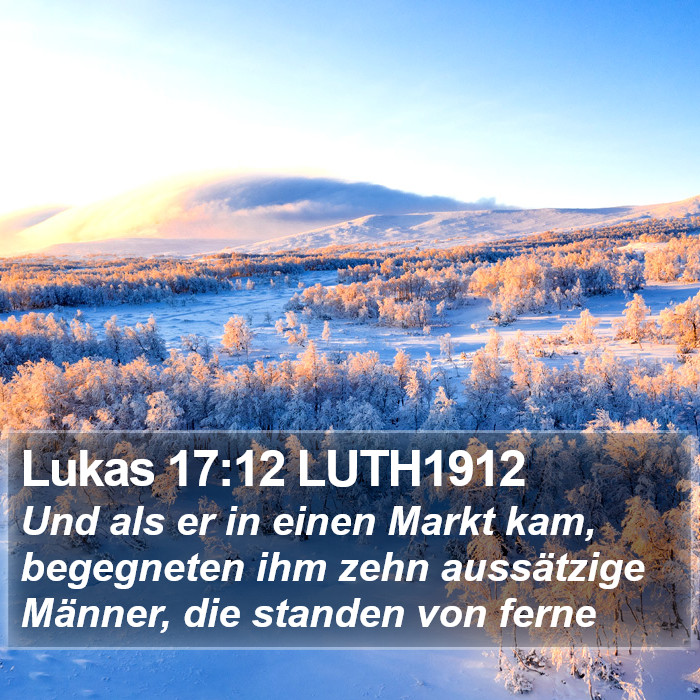 Lukas 17:12 LUTH1912 Bible Study