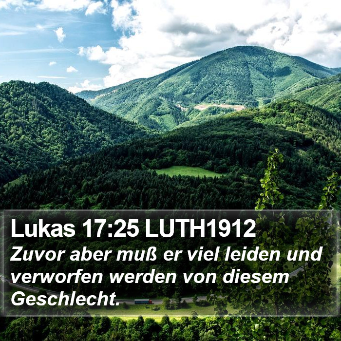 Lukas 17:25 LUTH1912 Bible Study