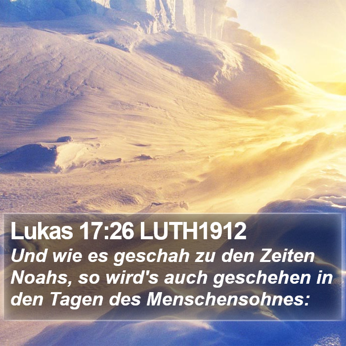 Lukas 17:26 LUTH1912 Bible Study