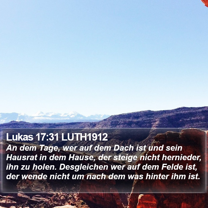 Lukas 17:31 LUTH1912 Bible Study