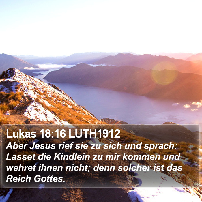 Lukas 18:16 LUTH1912 Bible Study
