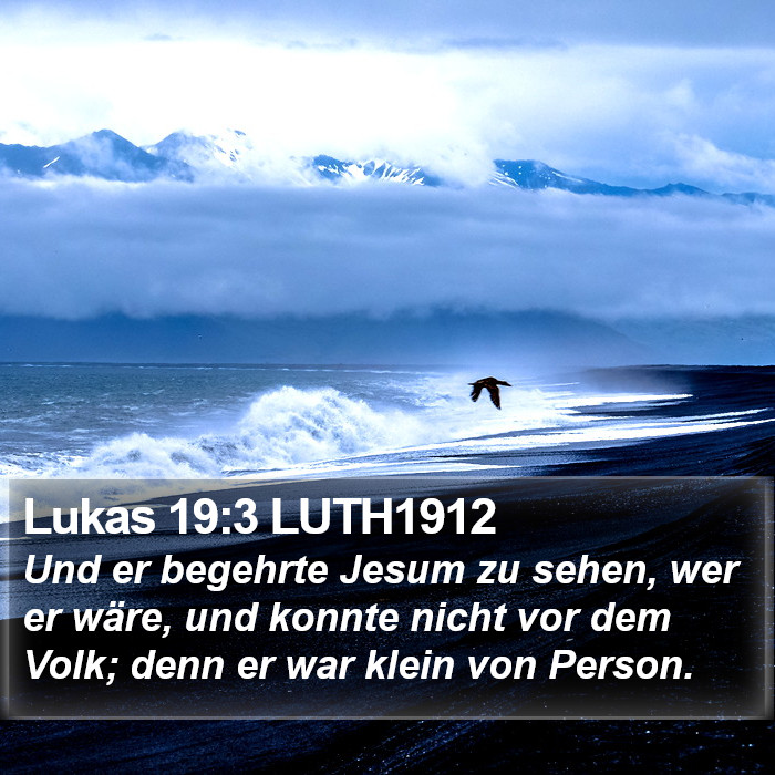 Lukas 19:3 LUTH1912 Bible Study