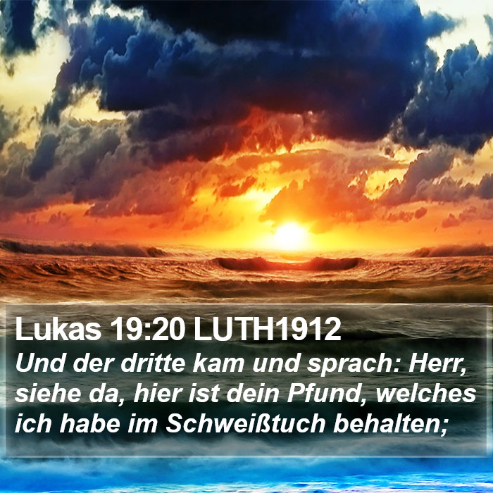 Lukas 19:20 LUTH1912 Bible Study