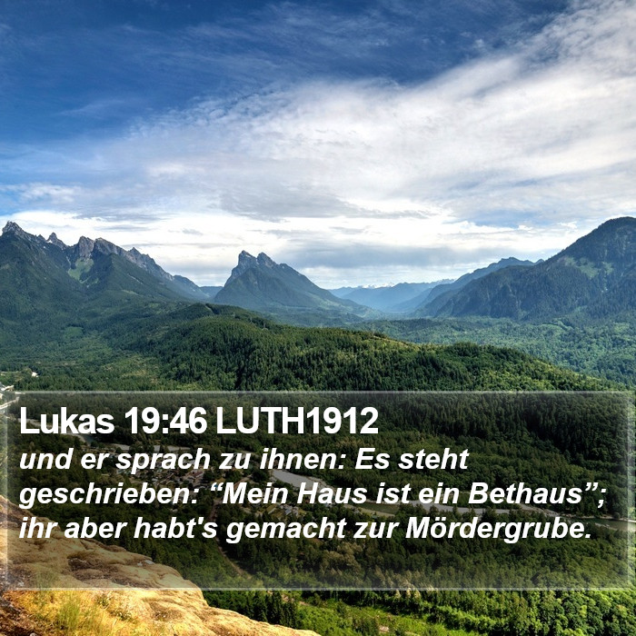 Lukas 19:46 LUTH1912 Bible Study