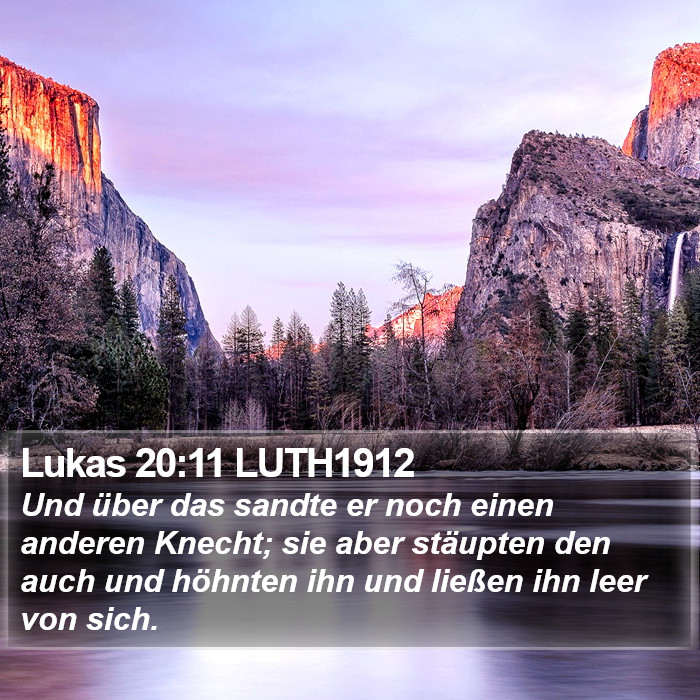 Lukas 20:11 LUTH1912 Bible Study