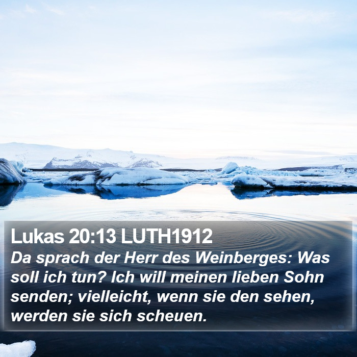 Lukas 20:13 LUTH1912 Bible Study