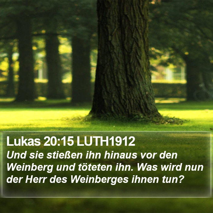 Lukas 20:15 LUTH1912 Bible Study
