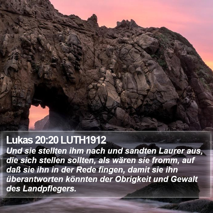 Lukas 20:20 LUTH1912 Bible Study