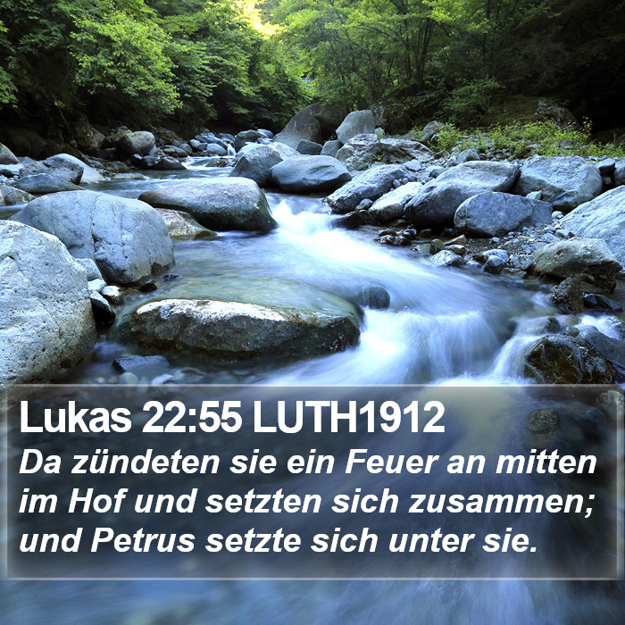 Lukas 22:55 LUTH1912 Bible Study