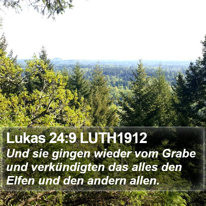 Lukas 24:9 LUTH1912 Bible Study