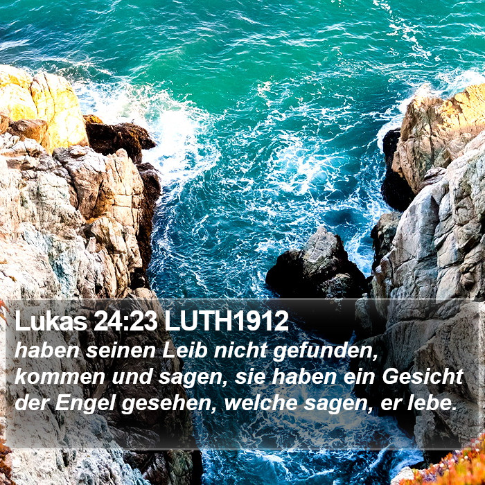 Lukas 24:23 LUTH1912 Bible Study
