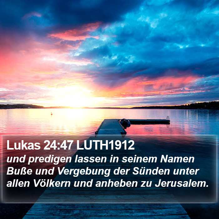 Lukas 24:47 LUTH1912 Bible Study