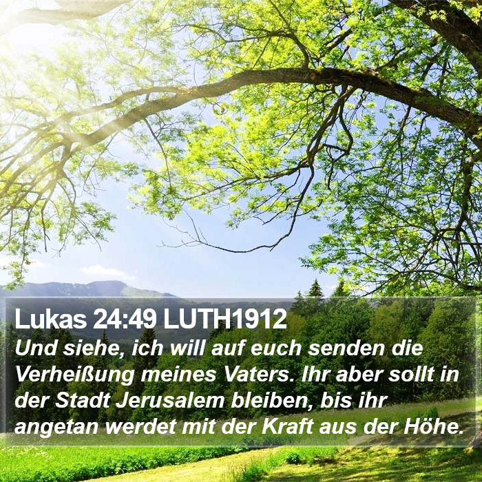 Lukas 24:49 LUTH1912 Bible Study