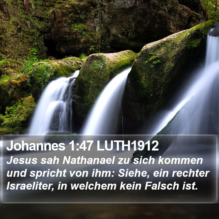 Johannes 1:47 LUTH1912 Bible Study