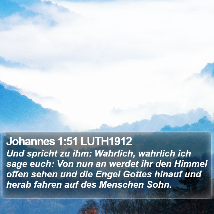 Johannes 1:51 LUTH1912 Bible Study