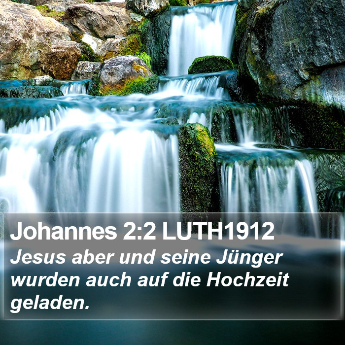 Johannes 2:2 LUTH1912 Bible Study