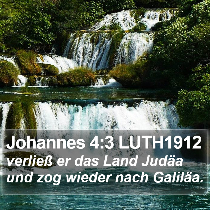 Johannes 4:3 LUTH1912 Bible Study