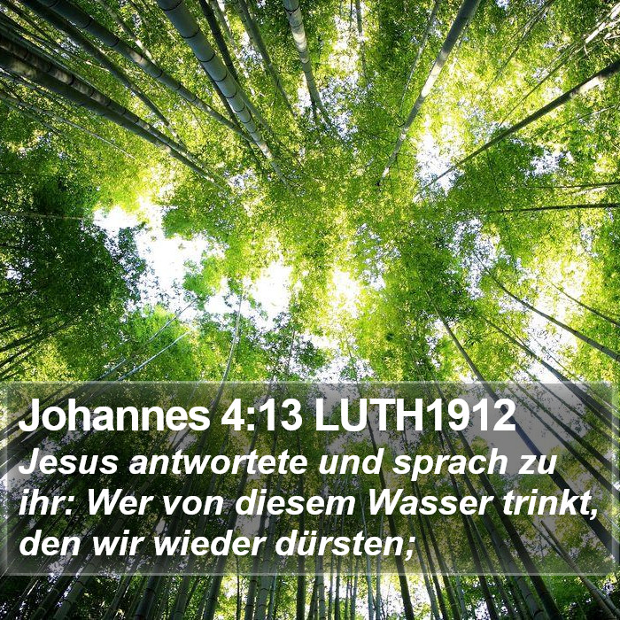 Johannes 4:13 LUTH1912 Bible Study