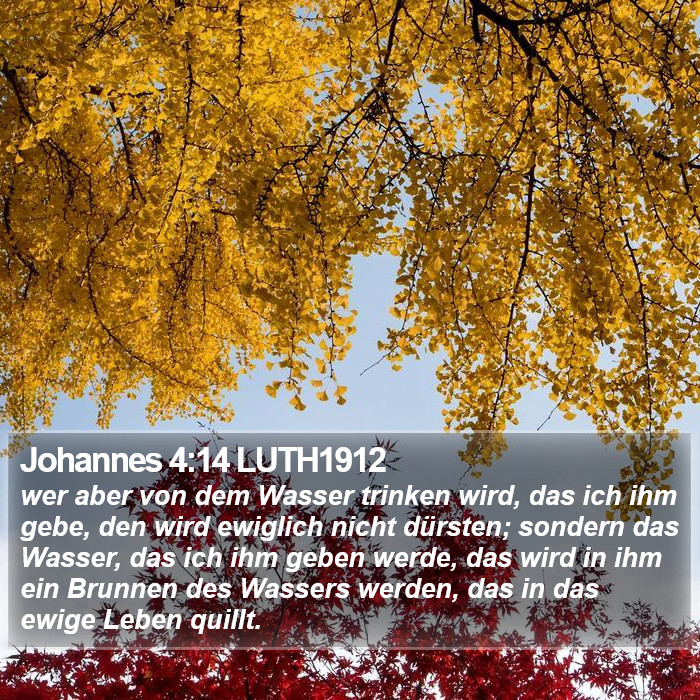 Johannes 4:14 LUTH1912 Bible Study