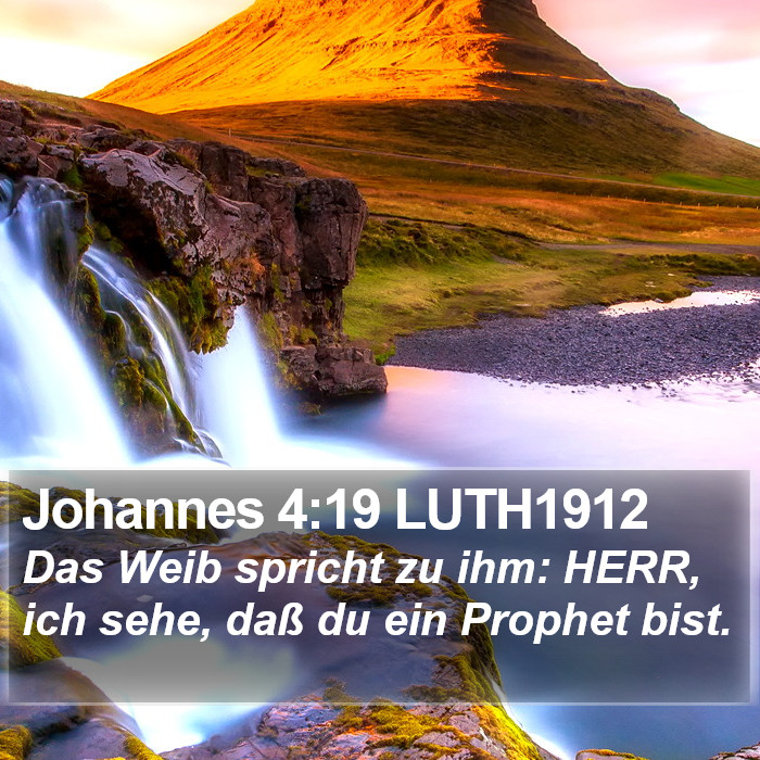 Johannes 4:19 LUTH1912 Bible Study