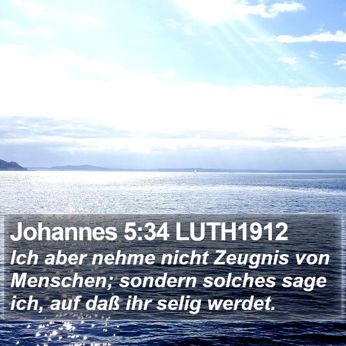 Johannes 5:34 LUTH1912 Bible Study