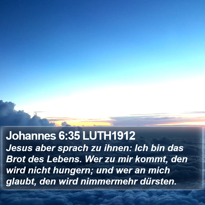 Johannes 6:35 LUTH1912 Bible Study