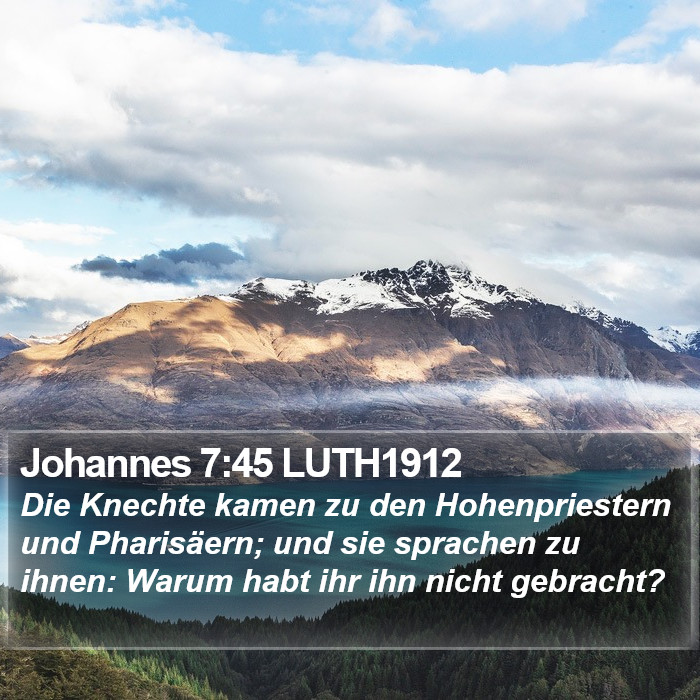 Johannes 7:45 LUTH1912 Bible Study